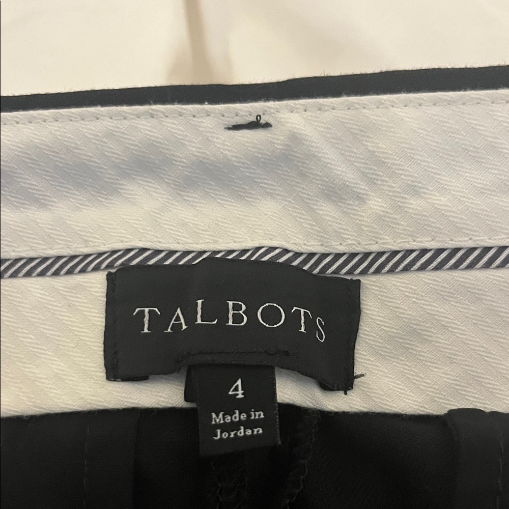 Talbots Black Straight Leg Women's Pants - Picture 2 of 7